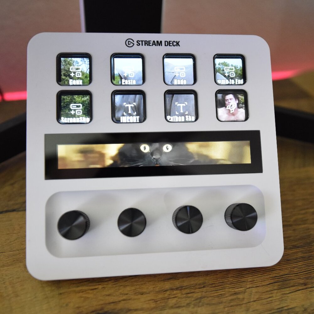 Elgato Stream Deck + White, Used, In-Box, all accessories